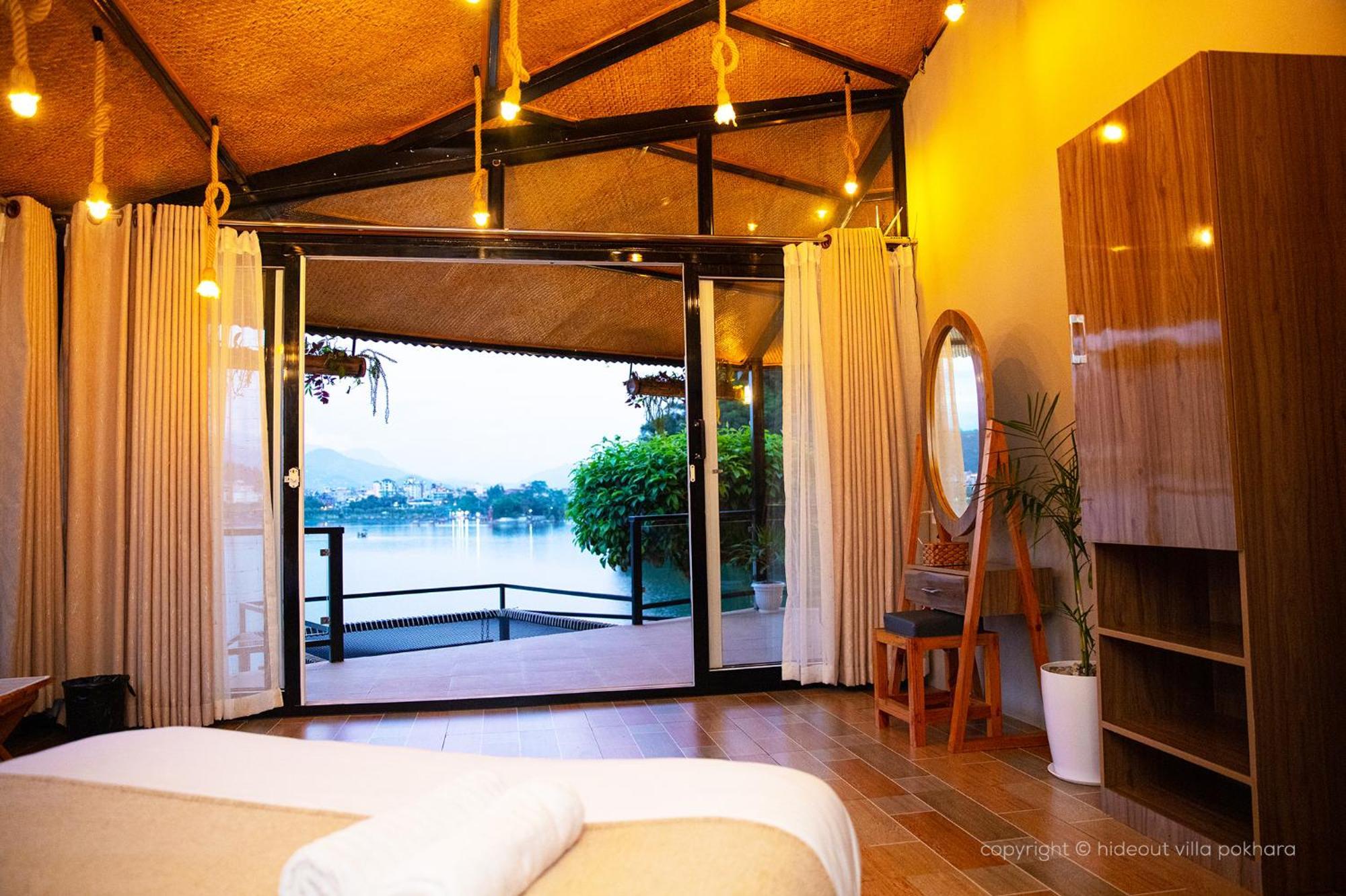 The Hideout Villa Pokhara Bagian luar foto