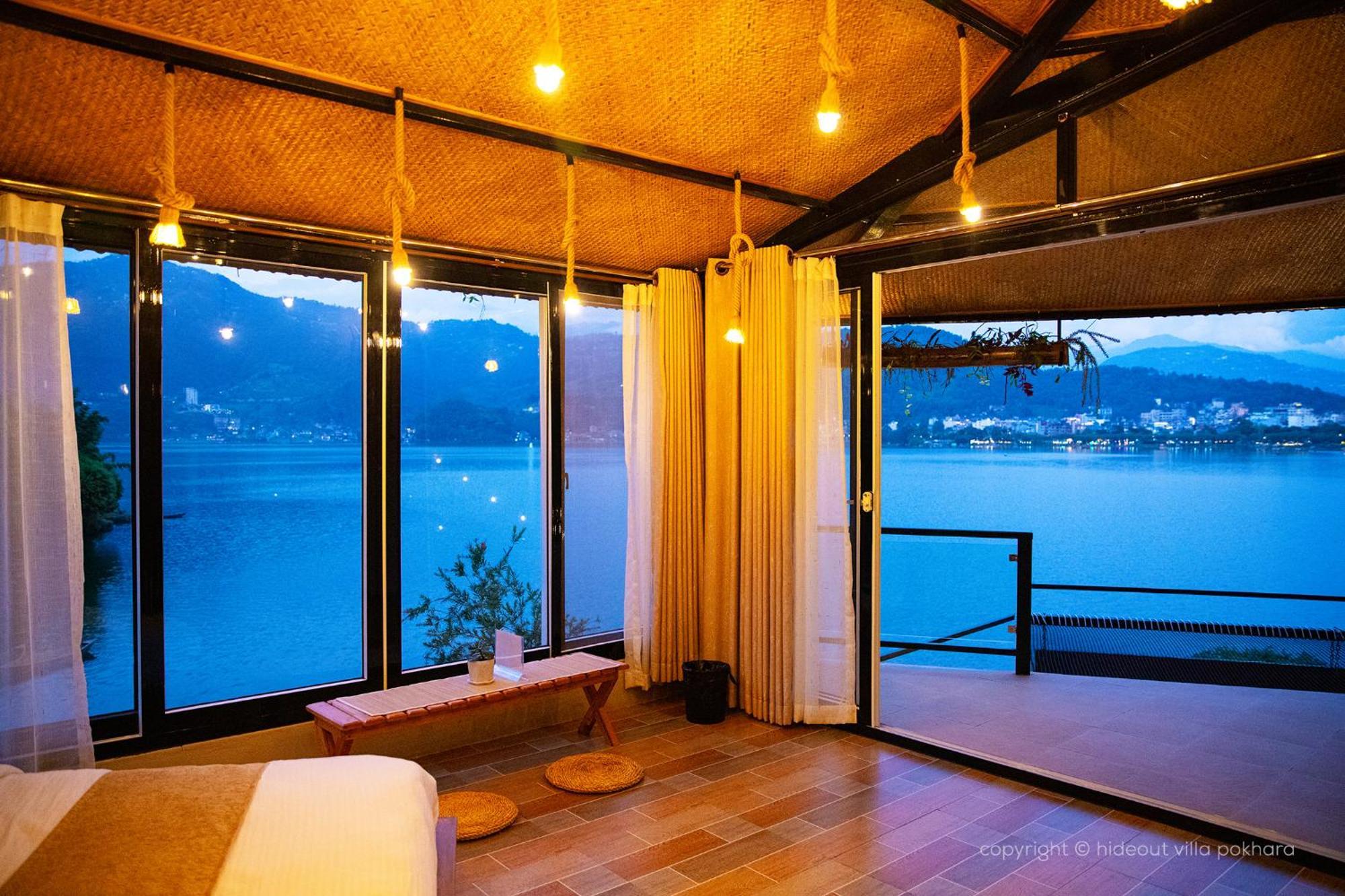 The Hideout Villa Pokhara Bagian luar foto