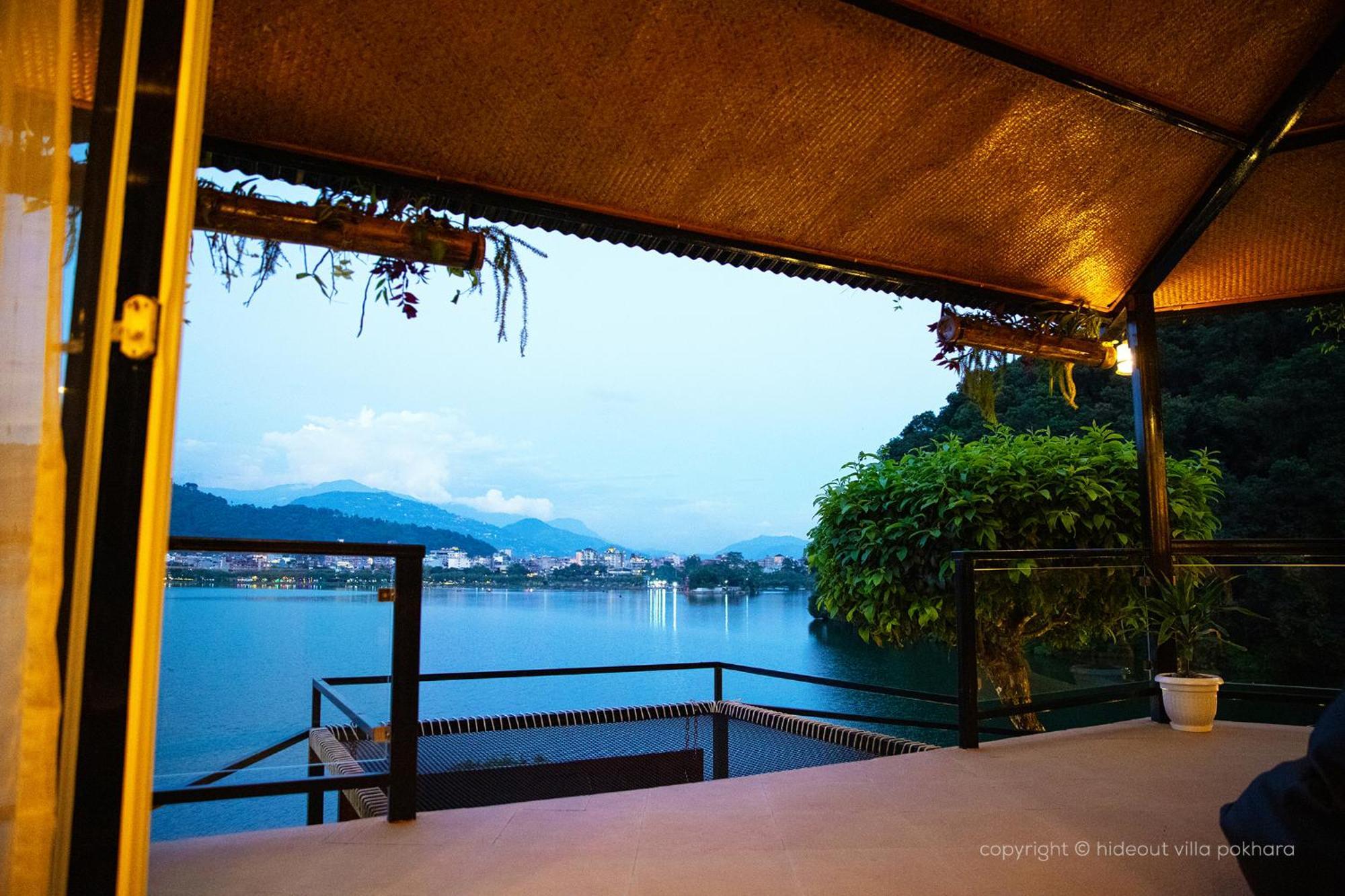 The Hideout Villa Pokhara Bagian luar foto