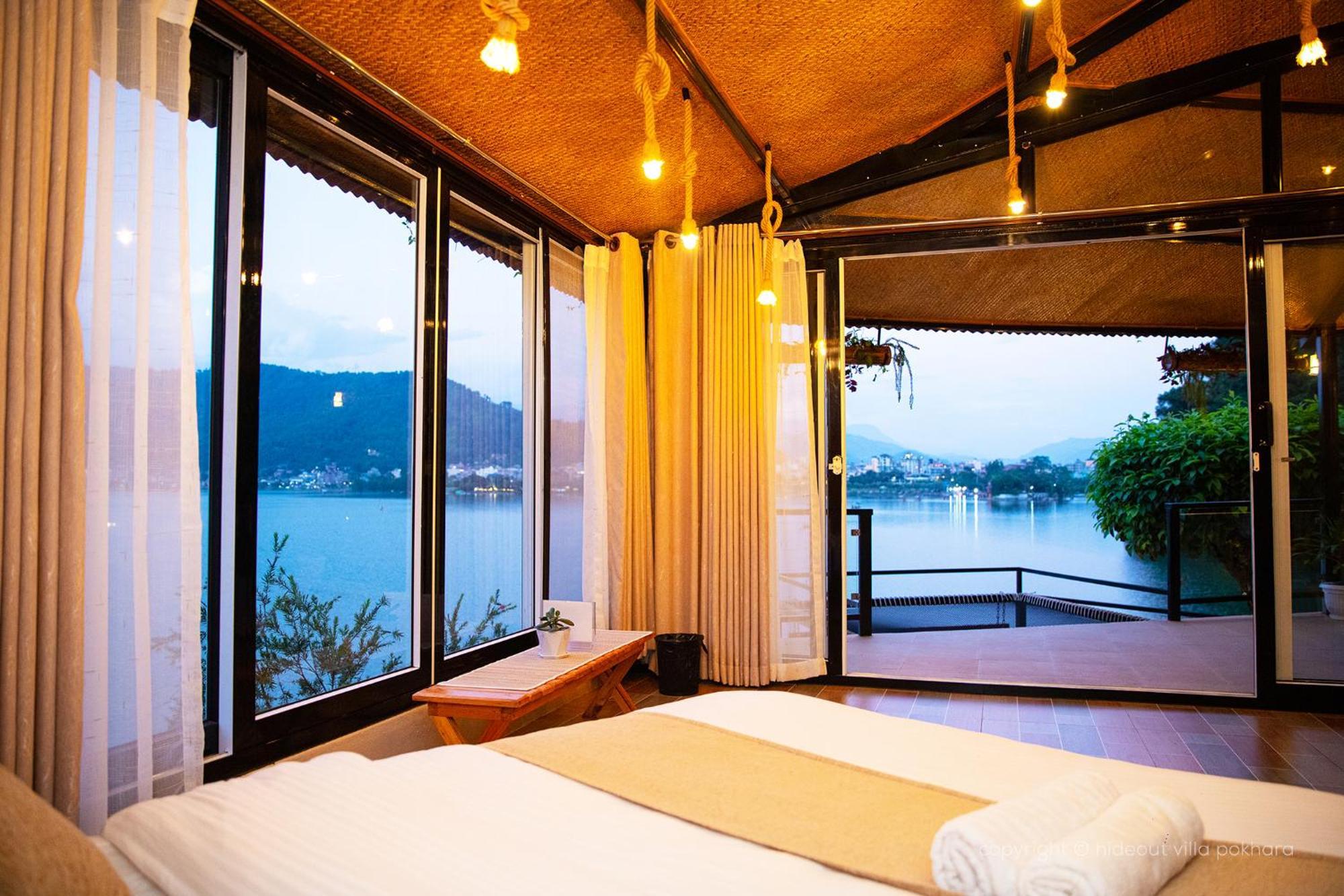 The Hideout Villa Pokhara Bagian luar foto