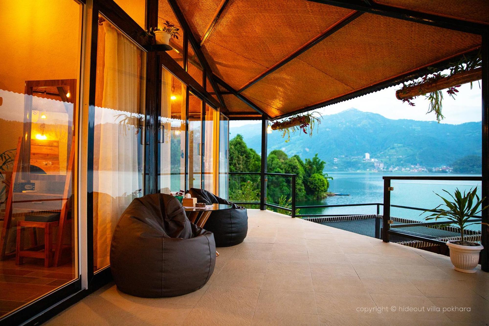 The Hideout Villa Pokhara Bagian luar foto