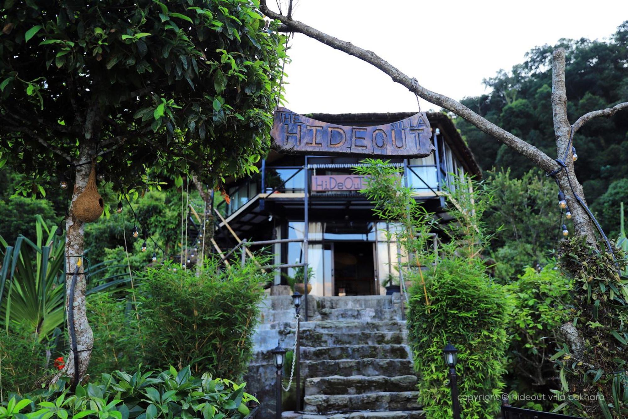 The Hideout Villa Pokhara Bagian luar foto